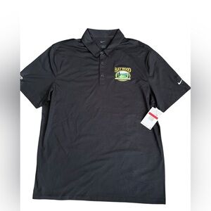 Nike Black Golf Polo with Baywood Emblem